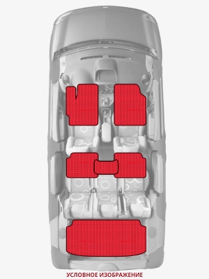 ЭВА коврики «Queen Lux» комплект для Audi A1