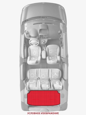 ЭВА коврики «Queen Lux» багажник для Daihatsu Hijet (S221, S231)